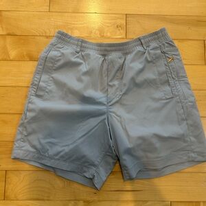 Grey and orange birddogs shorts